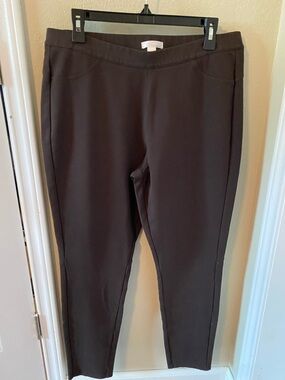 LC Lauren Conrad Dark Brown High-Rise Pants Size XL